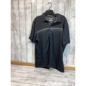 Preppy Streetwear Coquette Utility Alfani Men Polo Shirt Size XL Black